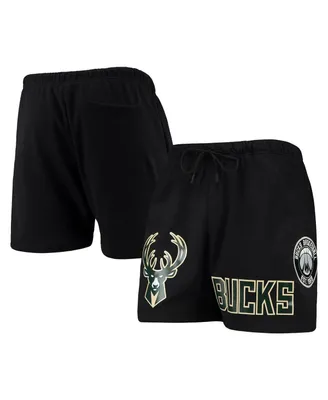 Men's Pro Standard Black Milwaukee Bucks Mesh Capsule Shorts