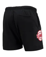 Men's Pro Standard Black Atlanta Hawks Mesh Capsule Shorts