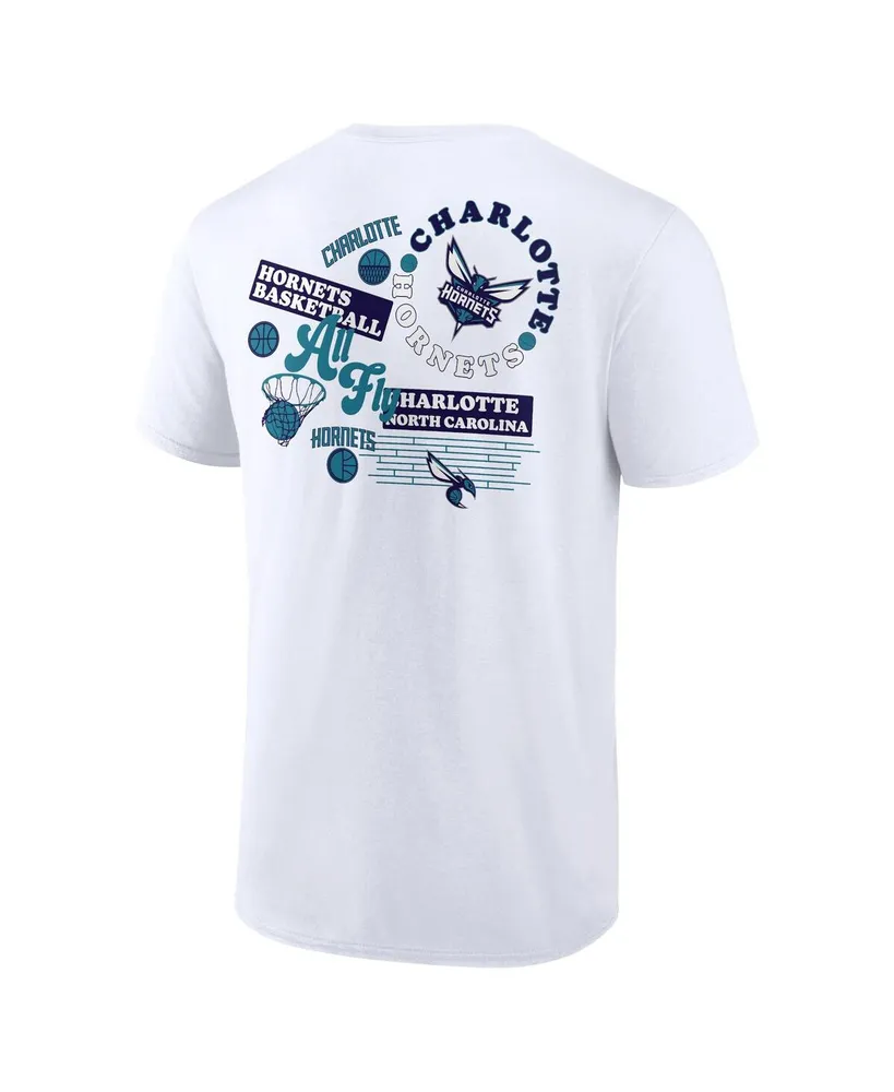 Men's Fanatics White Charlotte Hornets Street Collective T-shirt