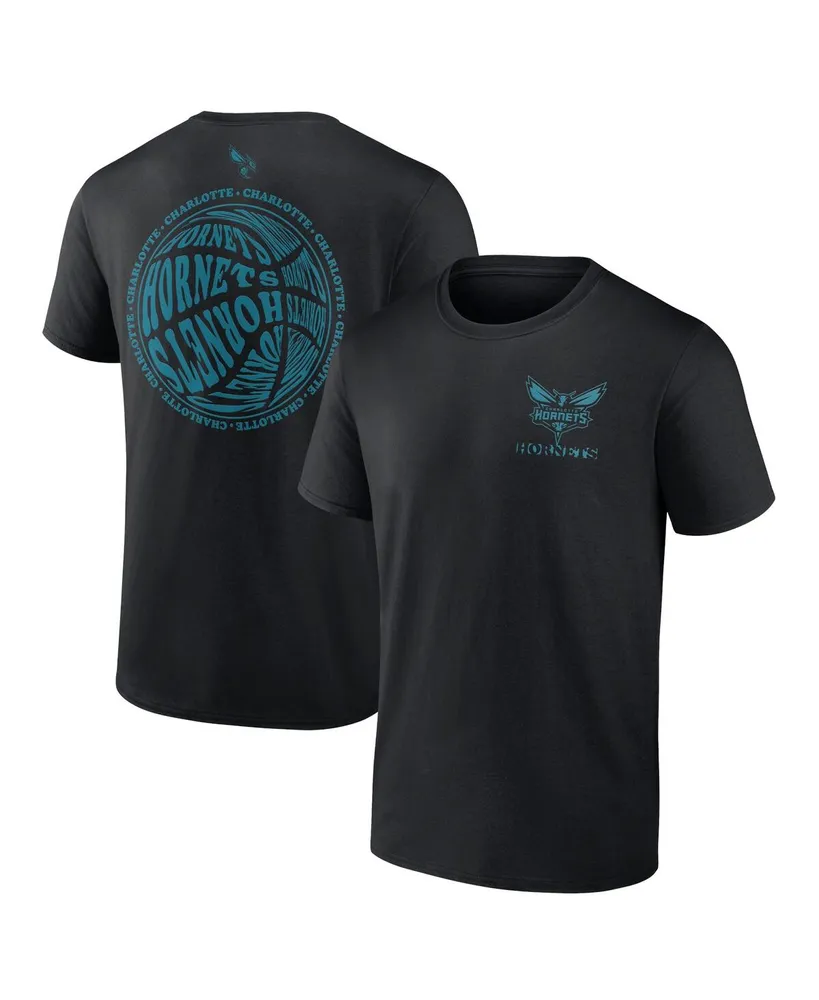 Men's Fanatics Black Charlotte Hornets Basketball Street Collective T-shirt