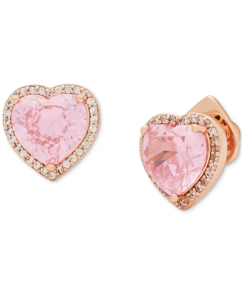 Kate Spade New York Cubic Zirconia Heart Halo Stud Earrings