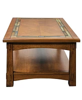 Craftsman Home Rectangle Cocktail Table