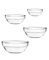 Anchor Hocking 4-Pc. Glass Nesting Mixing Bowl Set