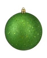 Northlight 12 Count Shatterproof 4- Finish Christmas Ball Ornaments 100mm Set, 4"