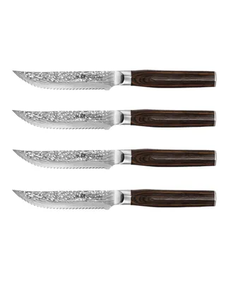 Cuisine::pro Damashiro 5" Emperor Steak Knife Set, 4 Piece