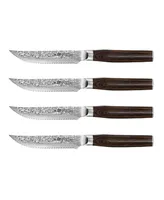 Cuisine::pro Damashiro 5" Emperor Steak Knife Set, 4 Piece