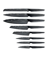 Cuisine::pro Id3 Black Samurai the Egg Knife Block Set, 9 Piece