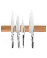 Cuisine::pro Id3 15.5" Magnetic Acacia Wood Wall Mounted Knife Holder