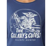 Disney Women's Star Wars Galaxy's Cutest Bounty Hunter Sleep Top