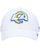 Women's '47 White Los Angeles Rams Miata Clean Up Logo Adjustable Hat