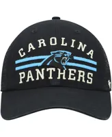 Men's '47 Black Carolina Panthers Highpoint Trucker Clean Up Snapback Hat