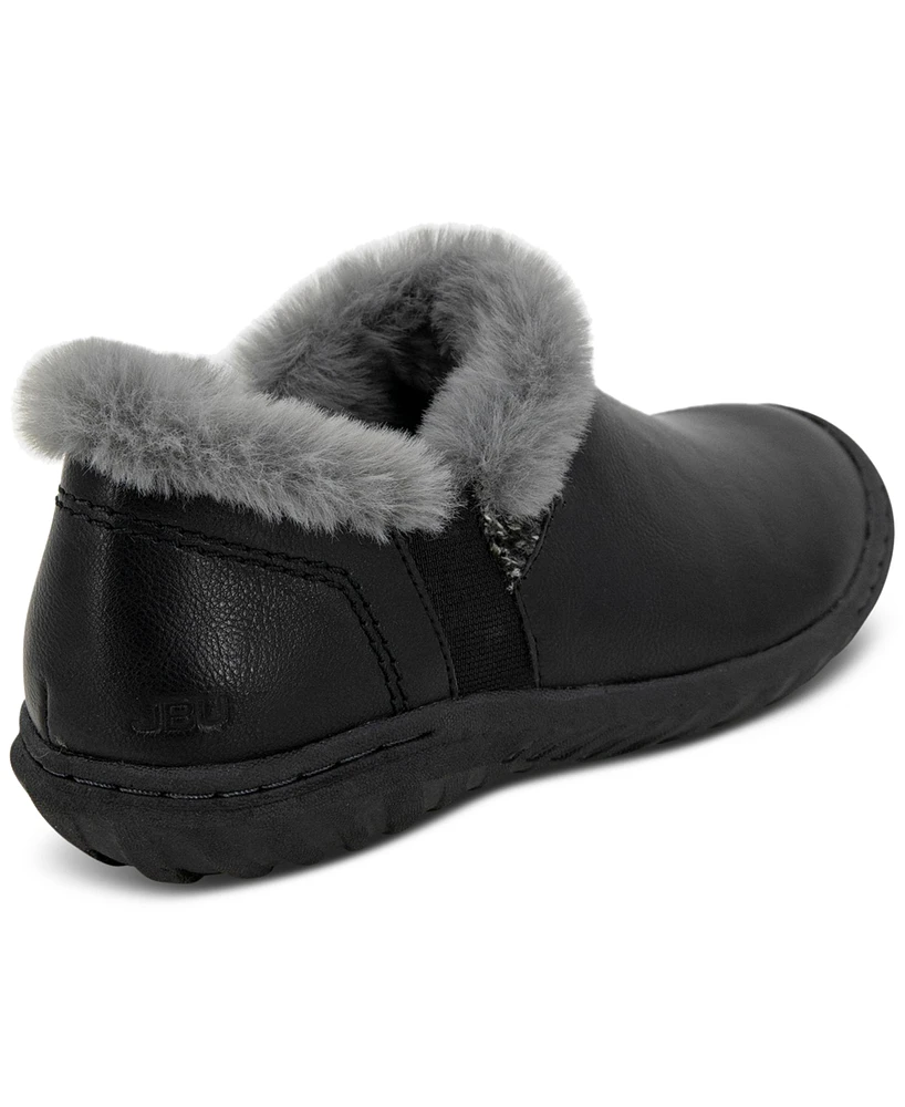 Jbu Women's Jade Slip On Sweater Knit Cozy Flats