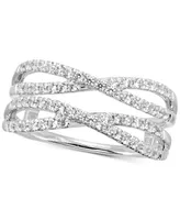 Diamond Infinity Enhancer Ring (1/2 ct. t.w.) in 14k White Gold