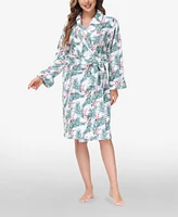 Beautyrest Women's Printed Plush Robe