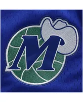 Men's Mitchell & Ness Blue Dallas Mavericks 1998/99 Hardwood Classics Authentic Shorts