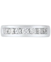 Grown With Love Men's Lab Diamond Band (1 ct. t.w.) 10K White Gold