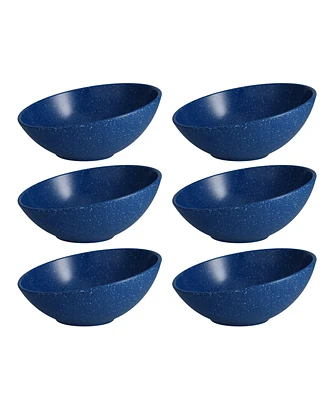 Fortessa Melamine Camp White Tilt Bowl, Set of 6