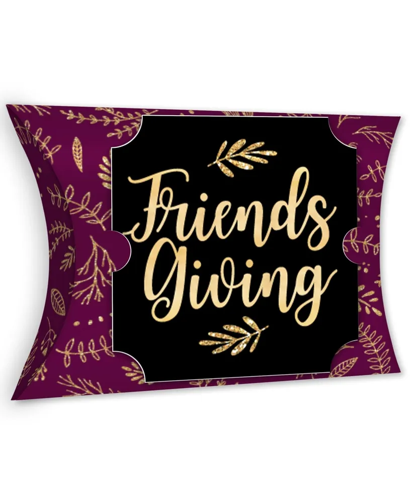 Friendsgiving Thanksgiving Holiday Favor Gift Bags Thanksgiving