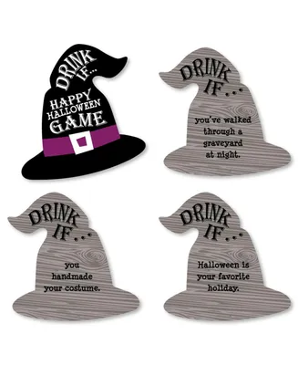 Big Dot of Happiness Drink If Game - Happy Halloween - Witch Party Game - 24 Count