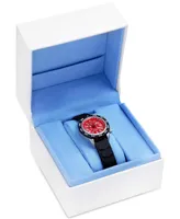 Abingdon Co. Women's Jane Black Silicone Strap Watch 35mm