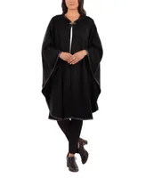 Patricia Nash Women's Hooded Cape with Clasp