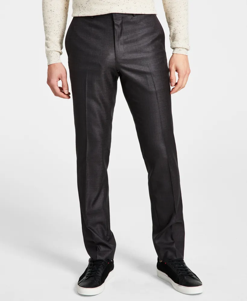 Kenneth Cole Reaction Men's Techni-Cole Suit Separate Slim-Fit Pants