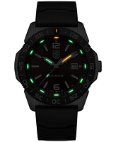 Luminox Men's Swiss Pacific Diver Black Rubber Strap Watch 44mm