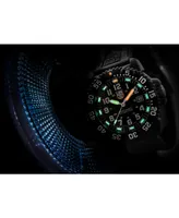 Luminox Men's Swiss Navy Seal ColorMark Black Rubber Strap Watch 44mm