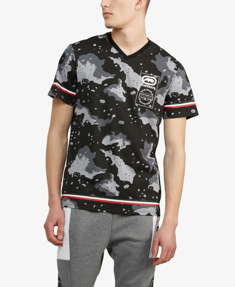 Ecko Unltd Men's Short Sleeves Wrap Around T-shirt