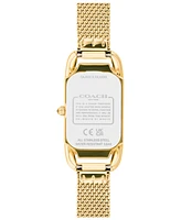 Coach Women's Cadie Stainless Steel Mesh Bracelet Watch, 17.5 x 28.5mm
