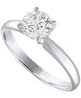 Gia Certified Diamond Engagement Ring (1 ct. t.w.) in 14k White Gold