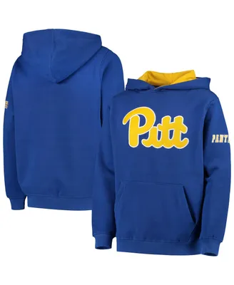 Big Boys Colosseum Pitt Panthers Big Logo Pullover Hoodie