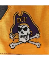 Men's Colosseum Charcoal Ecu Pirates Turnover Team Shorts