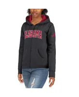 Women's Stadium Athletic Alabama Crimson Tide Arched Name Full-zip Hoodie