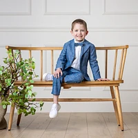 Hope & Henry Big Boys Chambray Suit Pant