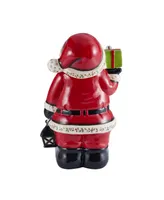 Winterberry Santa with Led Cookie Jar