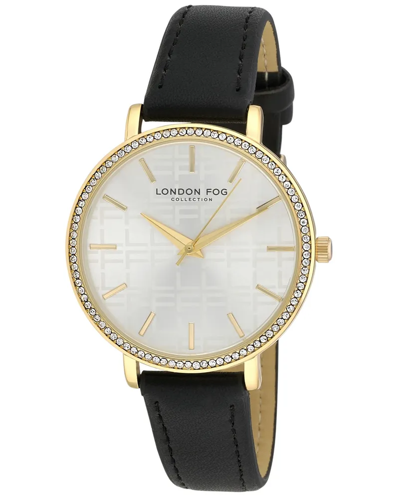 London Fog Women's Quartz Polyurethane Strap Watch 35mm