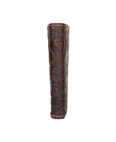 Lucky Brand Men's Western Embossed Leather Trifold Wallet