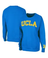 Women's Colosseum Blue Ucla Bruins Campanile Pullover Sweatshirt