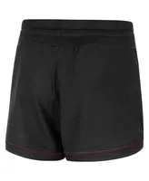 Women's Colosseum Heathered Black Arizona State Sun Devils Lil Sebastian Shorts