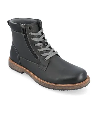 Vance Co. Men's Metcalf Tru Comfort Foam Lace-Up Round Toe Ankle Boot