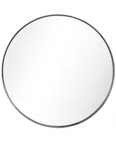 Empire Art Direct Ultra Polished Stainless Steel Round Wall Mirror, 30" x 30"