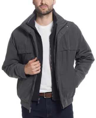 Weatherproof Men's Microfiber Poly Filled Bomber Jacket