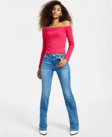 Guess Women's Sexy Mid-Rise Bootcut Jeans