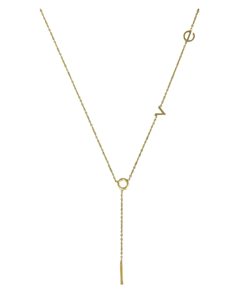 Accessory Concierge Women's Love Y-Chain Necklace - Gold