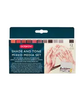 Derwent Shade and Tone Mixed Media 17 Piece Color Set