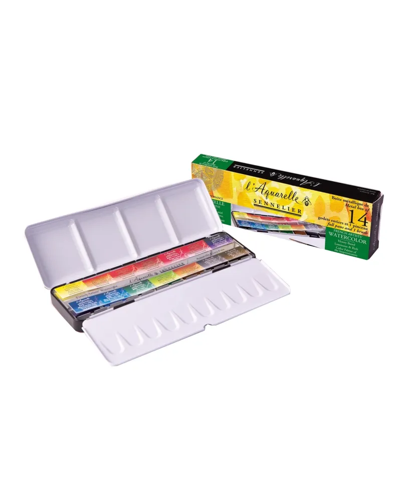 Sennelier La Petite Aquarelle Watercolor Set, 12-Color Set - 10ml