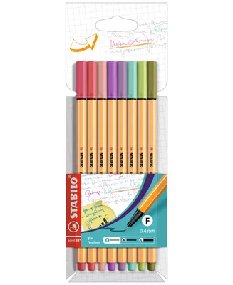 Stabilo Point 88 Pens Wallet 8 Piece Color Set