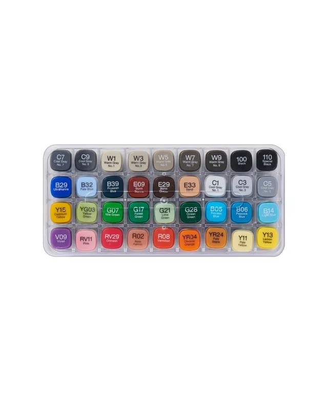 Copic Classic V2 Marker Set (36-Piece)