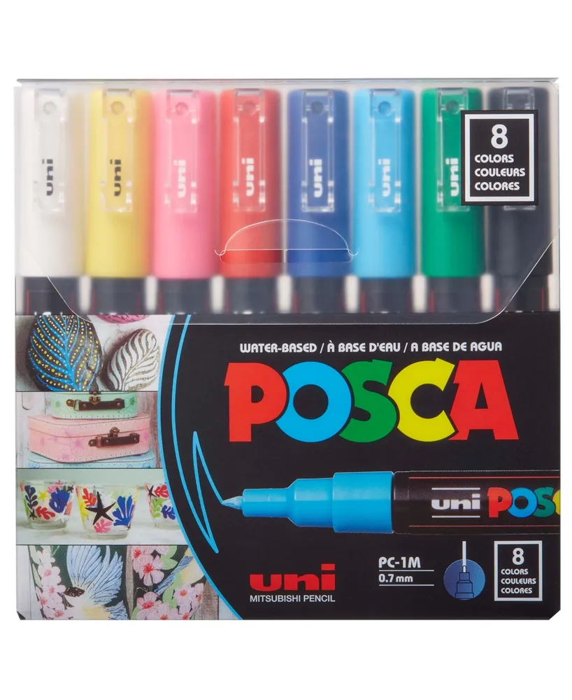 Uni - Posca - MOP'R Markers - 8 Colour Set